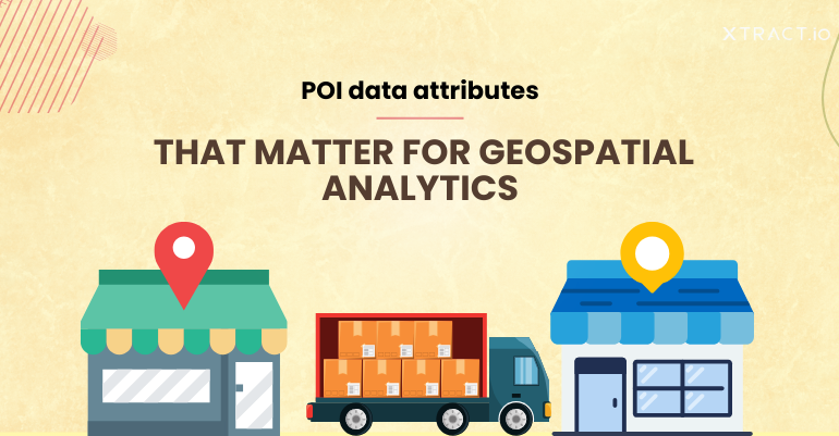 POI attributes for POI data